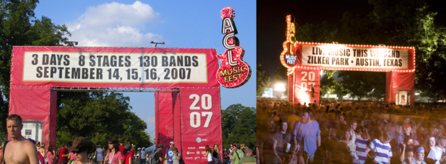 Austin City Limits ACL music festival fest event main gate